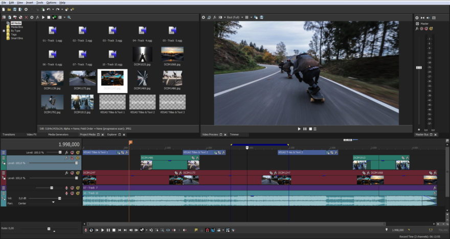 Magix Vegas Pro 15 Screenshot