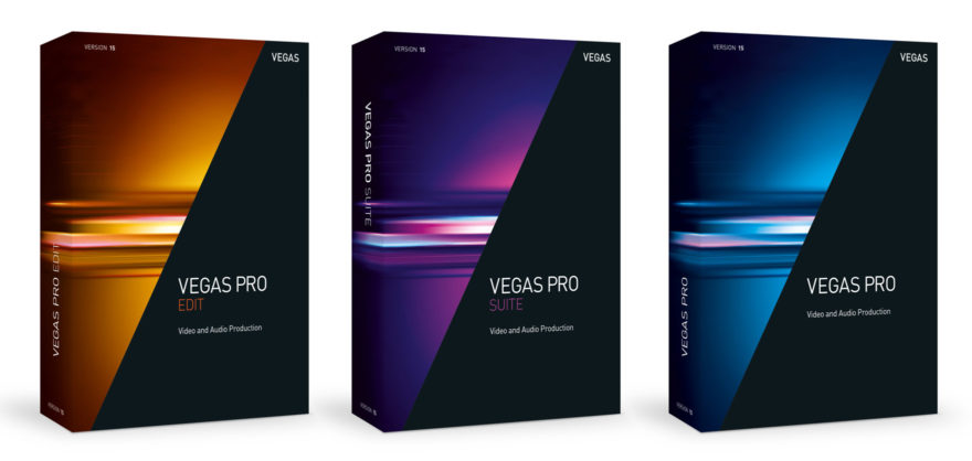 Magix Vegas Pro 15 alle 3 Varianten