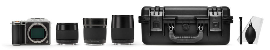 Hasselblad X1D Field Kit Lieferumfang aufgereiht